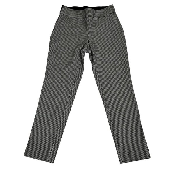 A New Day Pants women's 4 black white pull on skinny elastic waist stretchy NWT - Picture 1 of 7